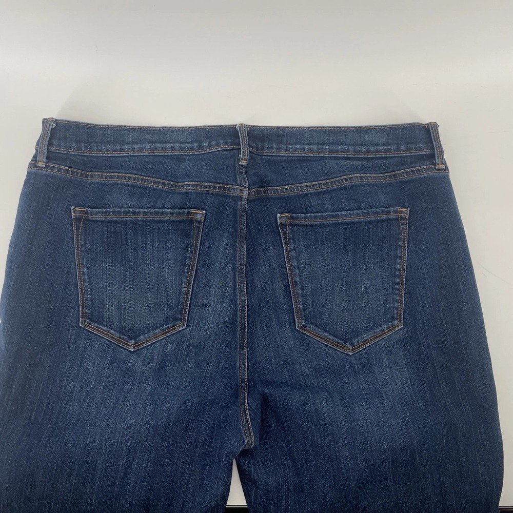 Old Navy Jeans Womens 16 Short Curvy Straight Richmond Stretch Dark Denim - Picture 7 of 9